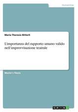 L'Importanza del Rapporto Umano Valido Nell'improvvisazione Teatrale