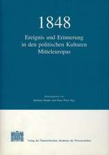 1848: Ereignis und Erinnerung in den politischen Kulturen Mitteleuropas