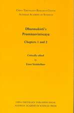 Dharmakirti's Pramanaviniscaya Chapter I and 2