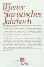 Wiener Slavistisches Jahrbuch Band 55/2009