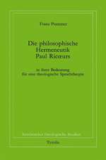 Die philosophische Hermeneutik Paul Ricoeurs in ihrer Bedeutung für eine theologische Sprachtheorie