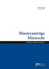 Musteranträge Mietrecht