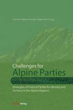 Challenges for Alpine Parties: Strategies of Political Parties for Identity and Territory in the Alpine Regions