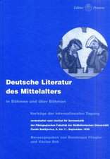 Deutsche Literatur des Mittelalters in Böhmen und über Böhmen