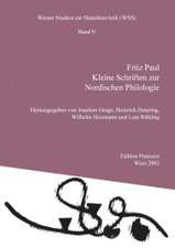 Kleine Schriften zur Nordischen Philologie