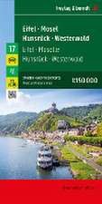 Eifel - Mosel - Hunsrück - Westerwald, Straßen- und Freizeitkarte 1:150.000, freytag & berndt