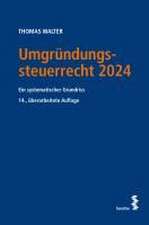 Umgründungssteuerrecht 2024