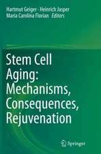 Stem Cell Aging: Mechanisms, Consequences, Rejuvenation