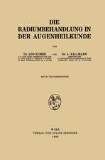 Die Radiumbehandlung in der Augenheilkunde