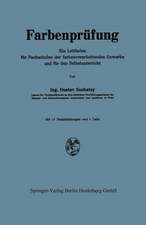 Farbenprüfung: Ein Leitfaden für Fachschulen der farbenverarbeitenden Gewerbe und für den Selbstunterricht