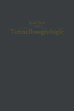 Tunnelbaugeologie: Die geologischen Grundlagen des Stollen- und Tunnelbaues