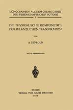 Die physikalische Komponente der Pflanzlichen Transpiration