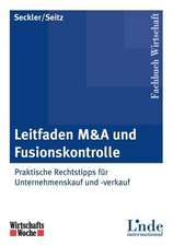 Leitfaden M&A und Fusionskontrolle