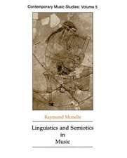 Linguistics and Semiotics in Music