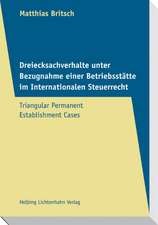 Dreiecksachverhalte unter Bezugnahme einer Betriebsstätte im Internationalen Steuerrecht - Triangular Permanent Establishment Cases