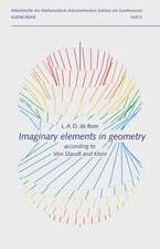 Imaginary elements in geometry