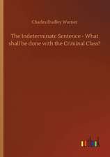 The Indeterminate Sentence - What shall be done with the Criminal Class?