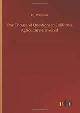 One Thousand Questions in California Agriculture answered