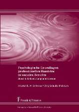 Psychologische Grundlagen professionellen Handelns in sozialen Berufen