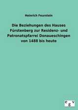 Die Beziehungen Des Hauses Furstenberg Zur Residenz- Und Patronatspfarrei Donaueschingen Von 1488 Bis Heute: 3 Walzer Fr Gitarre