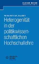 Heterogenität in der politikwissenschaftlichen Hochschullehre