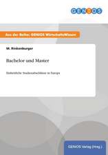 Bachelor und Master