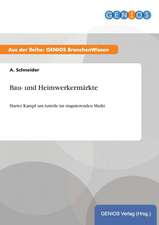 Bau- und Heimwerkermärkte