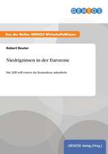 Niedrigzinsen in der Eurozone