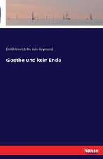 Goethe und kein Ende