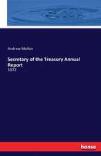 Secretary of the Treasury Annual Report