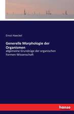 Generelle Morphologie der Organismen