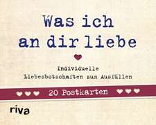 Was ich an dir liebe - 20 Postkarten