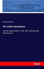 Die antike Kunstprosa