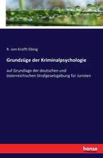 Grundzüge der Kriminalpsychologie