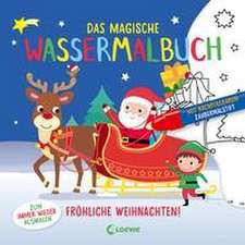 Das magische Wassermalbuch - Fröhliche Weihnachten!