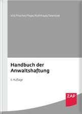 Handbuch der Anwaltshaftung