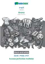 Tigrinya (in ge'ez script) - Oromo, visual dictionary, BW