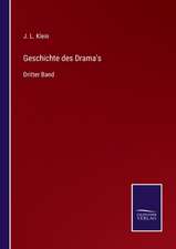 Geschichte des Drama's