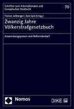 Zwanzig Jahre Völkerstrafgesetzbuch