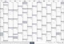 Mega-Posterplaner, silber 2027