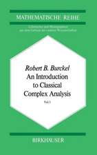 An Introduction to Classical Complex Analysis: Vol. 1