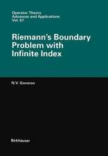 Riemann’s Boundary Problem with Infinite Index