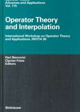 Operator Theory and Interpolation: International Workshop on Operator Theory and Applications, IWOTA 96