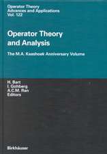 Operator Theory and Analysis