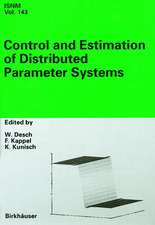 Control and Estimation of Distributed Parameter Systems: International Conference in Maria Trost (Austria), July 15–21, 2001