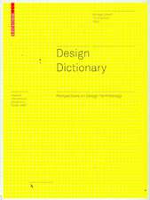 Design Dictionary: Perspectives on Design Terminology