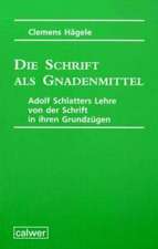 Die Schrift als Gnadenmittel