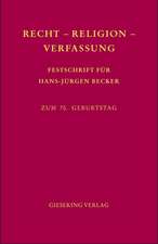 Recht - Religion - Verfassung