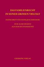 Das Familienrecht in seiner großen Vielfalt