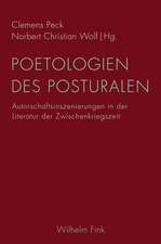 Poetologien des Posturalen